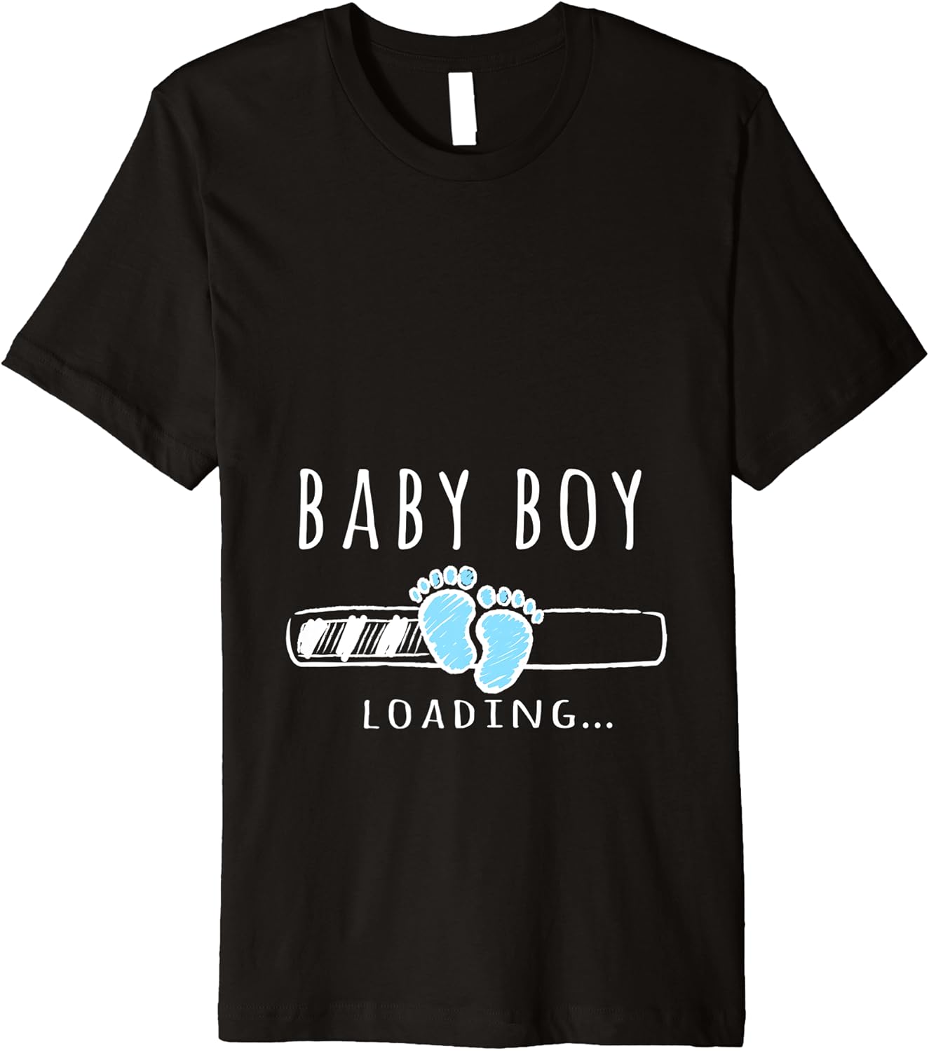 Pregnant Mom Baby Boy Loading Premium TShirt Clothing